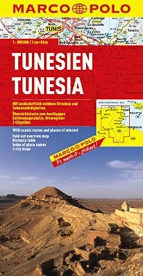 Levně Tunisko /mapa