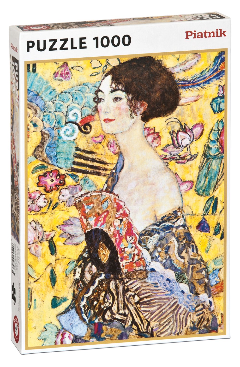 Levně Piatnik Puzzle Klimt - Dáma s vějířem 1000 dílků