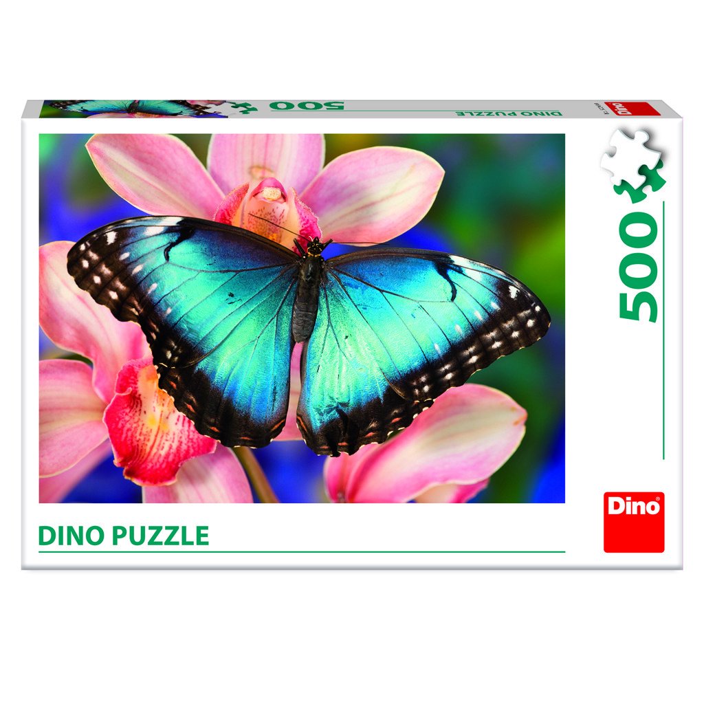 Puzzle Motýl 500 dílků - Dino