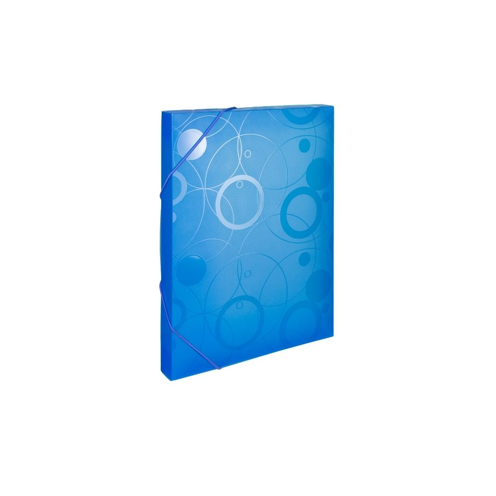 Levně Krabice PP s gumou A4 NEO COLORI modrá