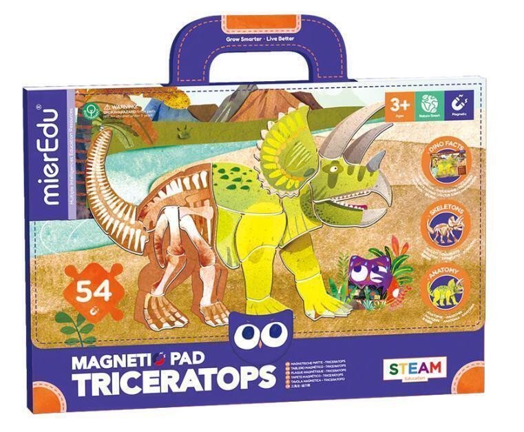 Levně MierEdu Magnetická tabulka Dinosauři - Triceratops
