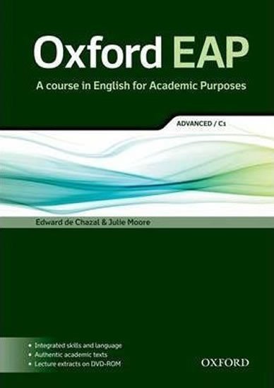 Levně Oxford English for Academic Purposes C1 Student´s Book + DVD-ROM Pack - Edward De Chazal