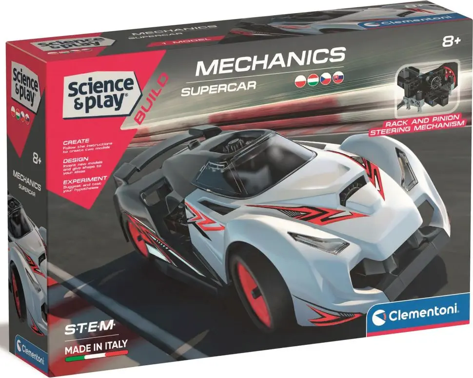 Clementoni Mechanická laboratoř - Závodní auto - Clementoni