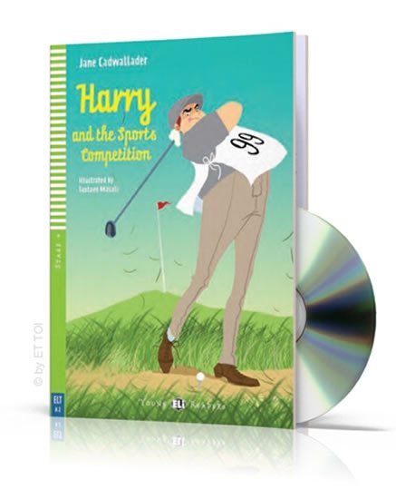 Levně Young ELI Readers 4/A2: Harry and The Sports Competition + Downloadable Multimedia - Jane Cadwallader