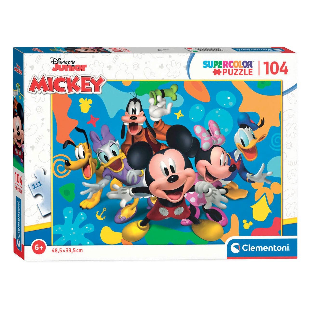 Product detail of Puzzle Mickey &amp; Friends 104 dílků