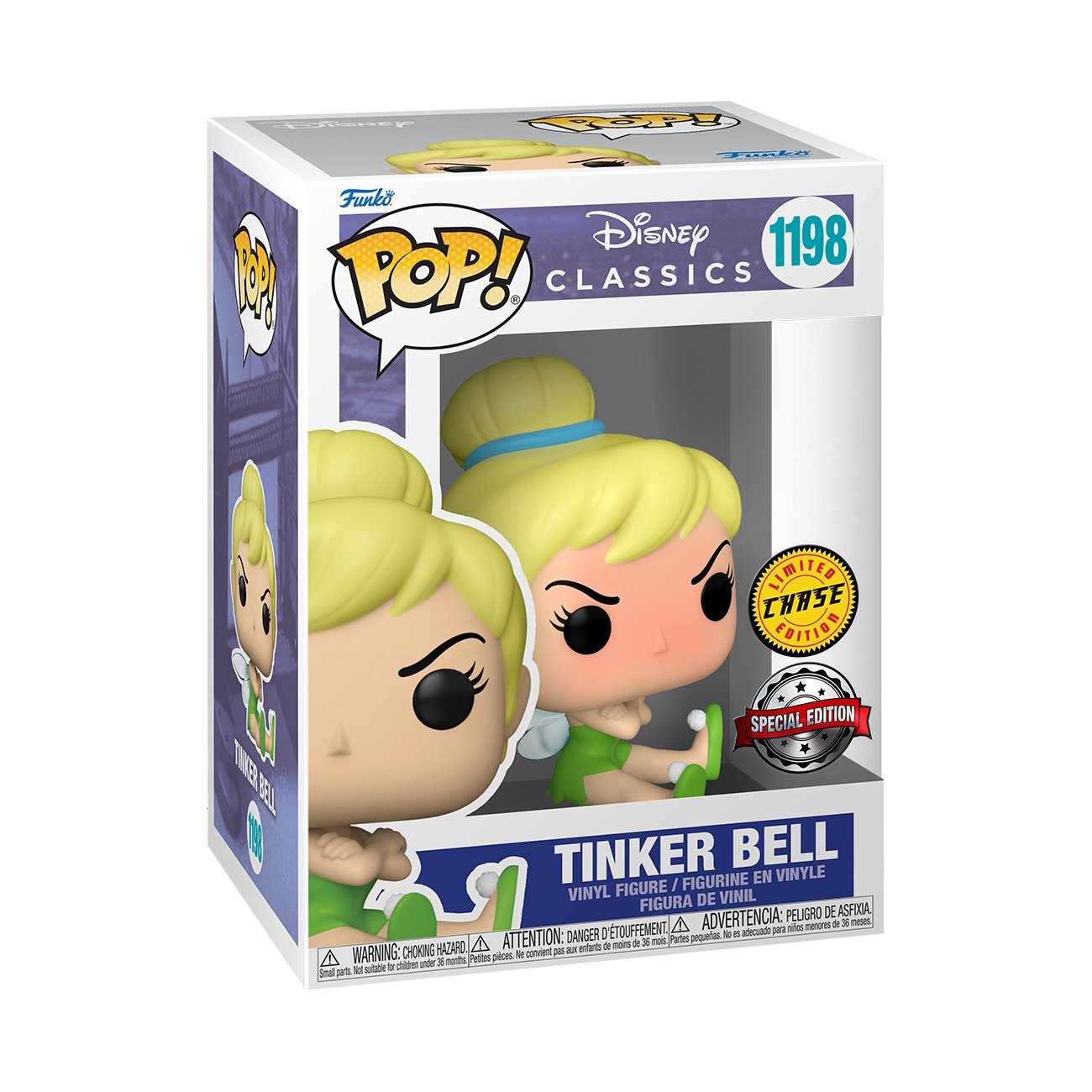 Product detail of Funko POP Disney: Grumpy Tinkerbell (s možností CHASE verze) #1198