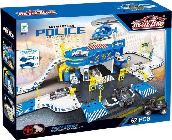 Levně Policejní stanice – hrací set 62 ks - Alltoys