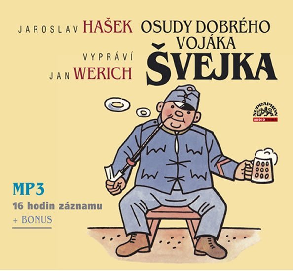 Levně Osudy dobrého vojáka Švejka - 2CDmp3 - Jaroslav Hašek