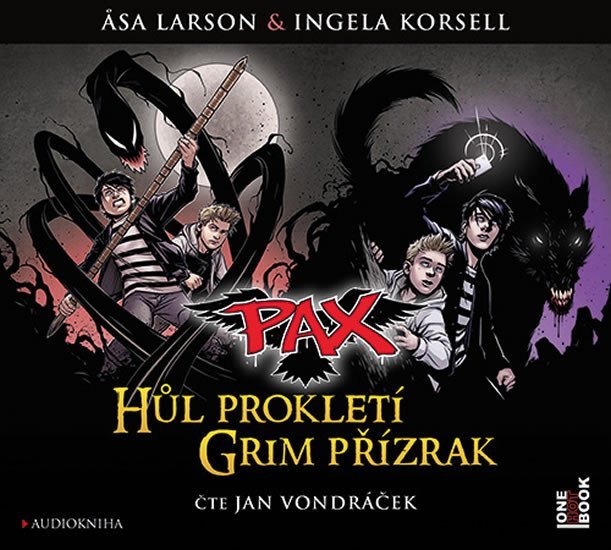 Pax 1 &amp; 2 Hůl prokletí &amp; Grim přízrak - CDmp3 (Čte Jan Vondráček) - Ingela Korsellová