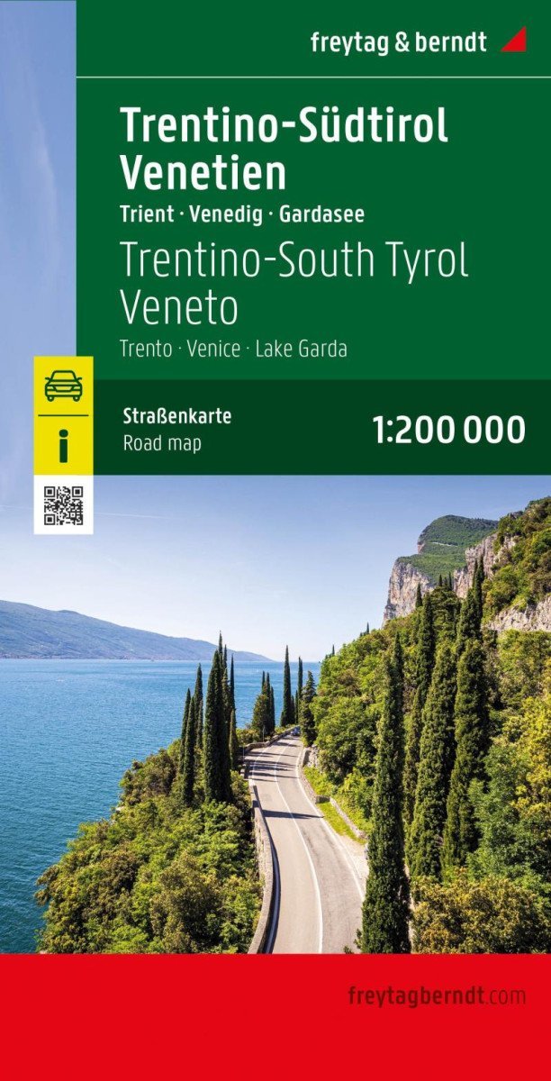 Levně Trentino-Alto Adige-Venetia 1:200 000 / automapa