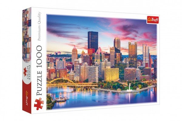 Levně Puzzle Pittsburgh, Pensylvánie, USA 1000 dílků 68,3x48cm v krabici 40x27x6cm