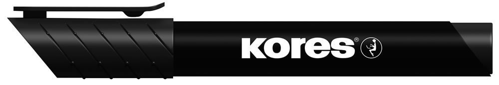 Levně Kores K-MARKER Permanentní popisovač, kulatý hrot 3 mm, černý