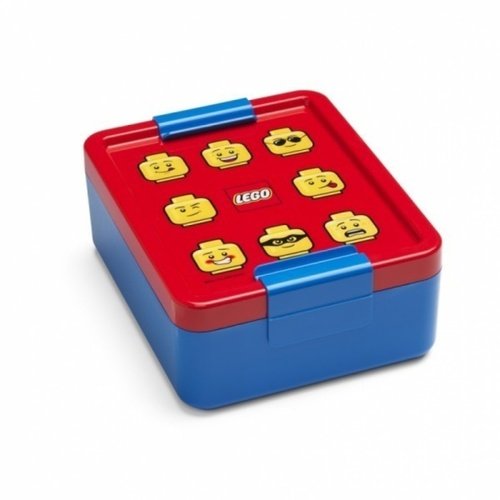 Levně Box na svačinu LEGO ICONIC Classic - červená/modrá