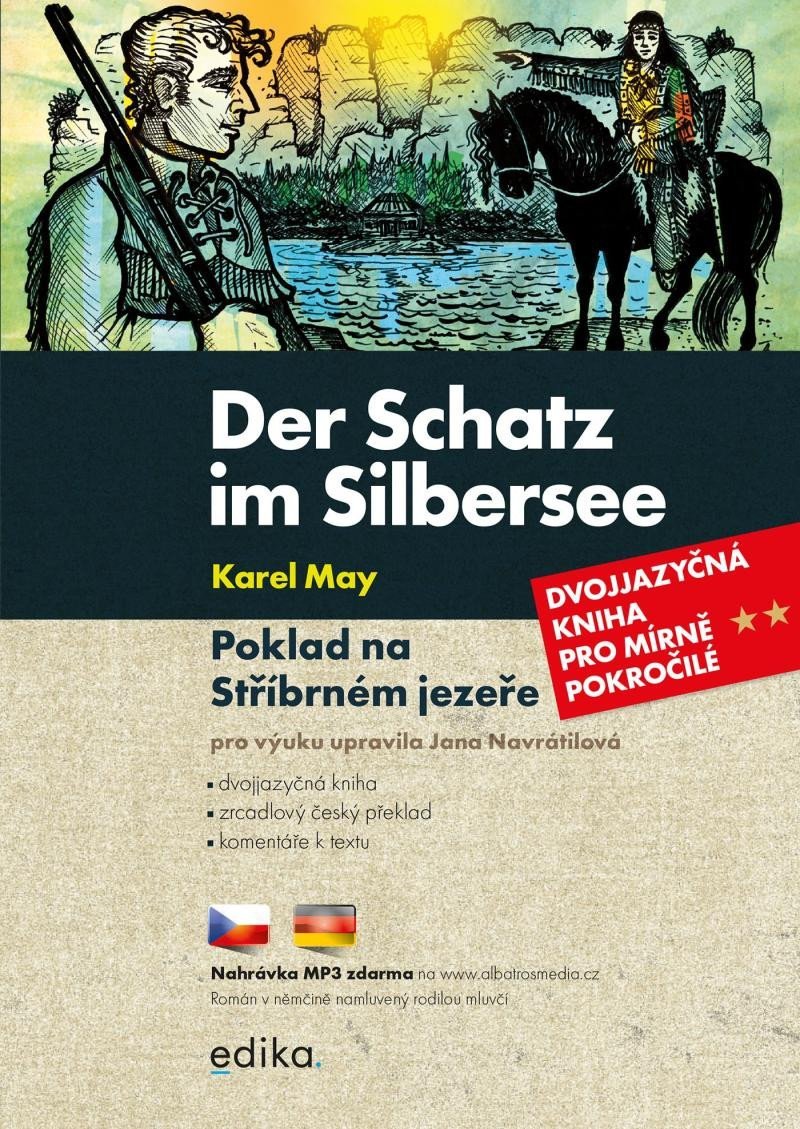 Levně Poklad na Stříbrném jezeře + mp3 zdarma, 2. vydání - Karel May