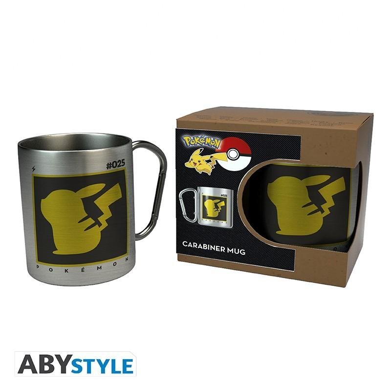 Levně Pokémon Hrnek s karabinou - Pikachu 235 ml