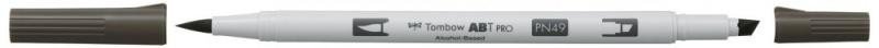 Levně Tombow Oboustranný štětcový lihový fix ABT PRO - warm gray 8