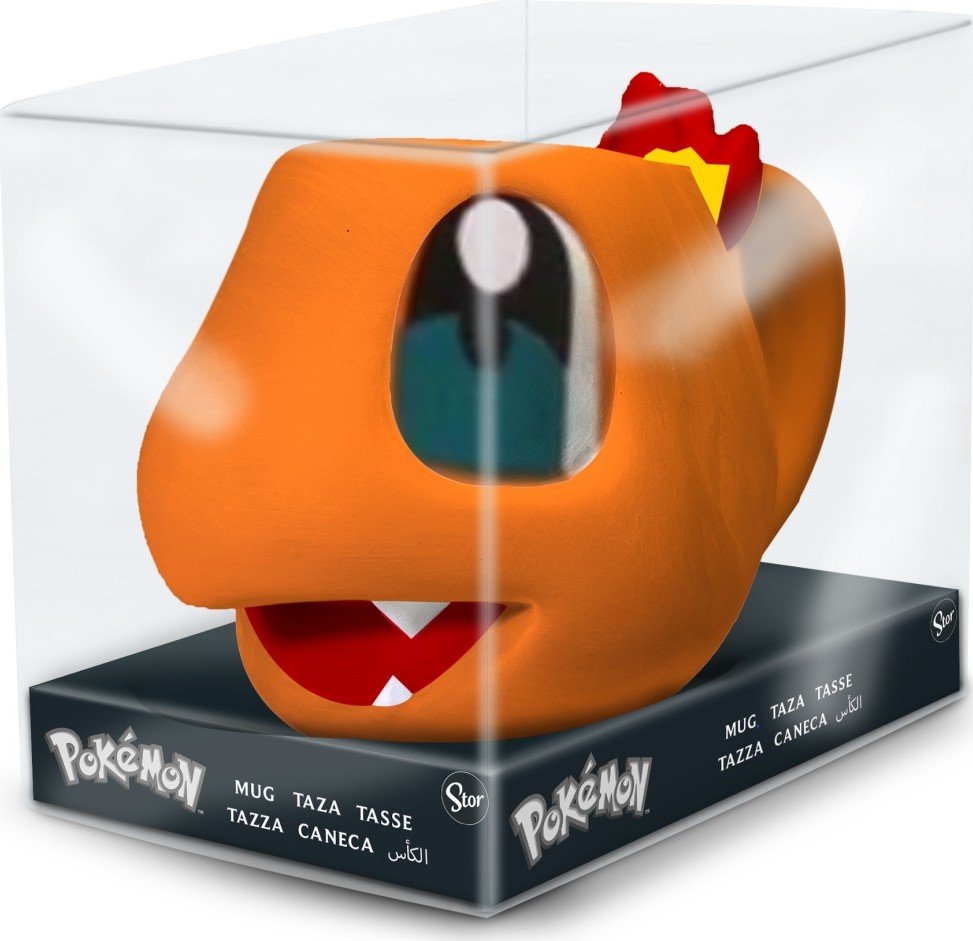 Levně Pokémon Hrnek 3D - Charmander 440 ml - EPEE Merch - STOR