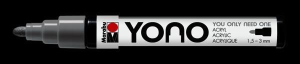 Levně Marabu YONO akrylový popisovač 1,5-3 mm - šedý
