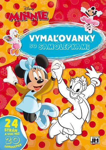 Levně Vymaľovanky so samolepkami Minnie