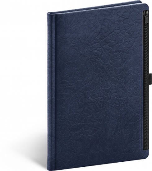 Levně Notes Hardy modrý, linkovaný, 13 × 21 cm