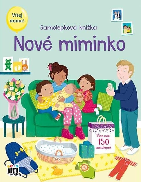 Levně Samolepková knížka Nové miminko