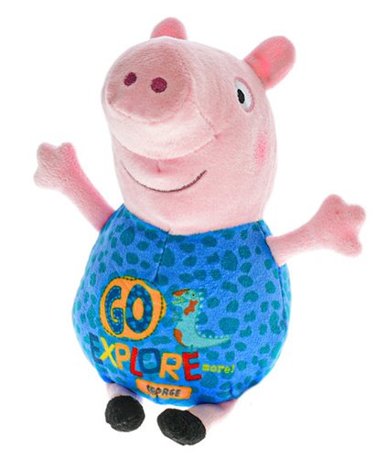 Levně Peppa Pig Happy Party plyšový Tom &quot;go explore&quot;