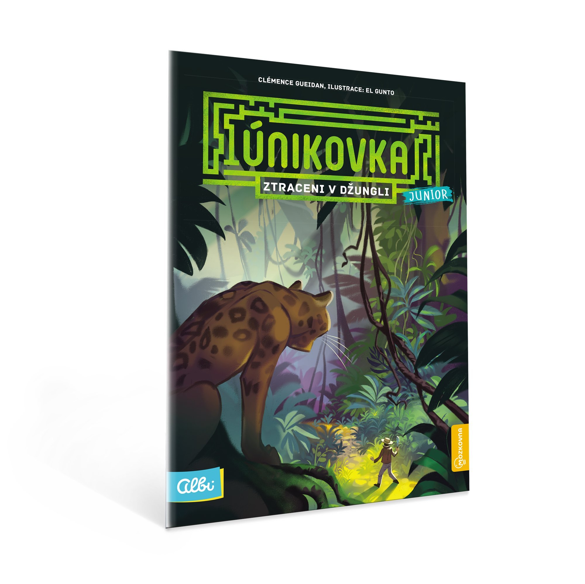 Levně Albi Kniha Ztraceni v Džungli (Únikovka Junior) - Albi