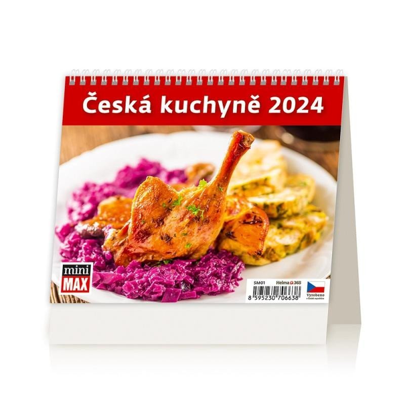 Levně Kalendář stolní 2024 - MiniMax Česká kuchyně