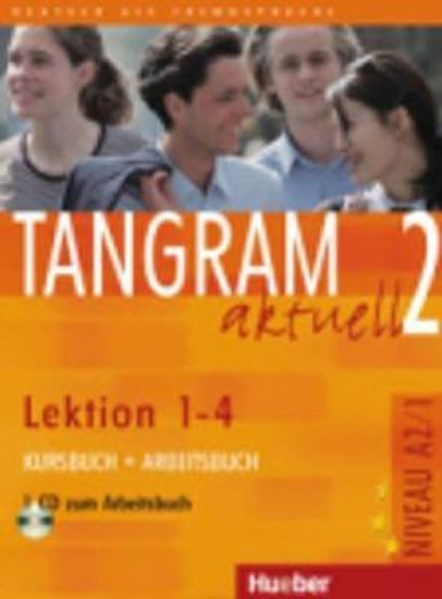 Levně Tangram aktuell 2: Lektion 1-4: Kursbuch + Arbeitsbuch mit Audio-CD - Lena Töpler