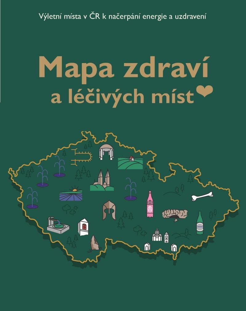 Levně Mapa zdraví a léčivých míst - Michaela Popková