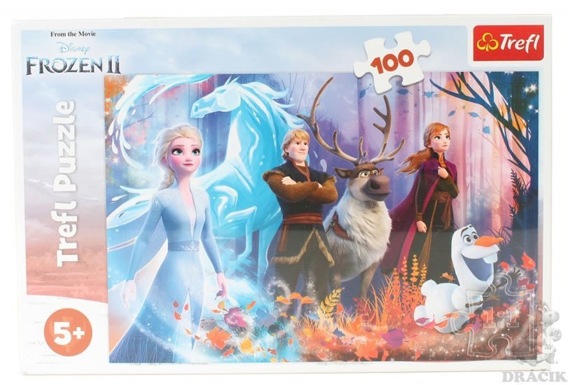 Levně Trefl Puzzle Frozen 2 - Mrazivá magie / 100 dílků