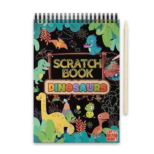 Levně Scratch book - Dinosaurus