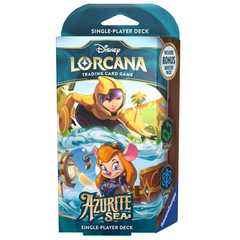 Levně Disney Lorcana: Azurite Sea - Starter Deck Emerald &amp; Sapphire