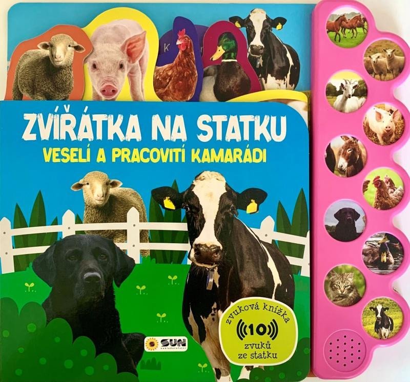 Zvířátka na statku Veselí a pracovití kamarádi - Zvuková kniha