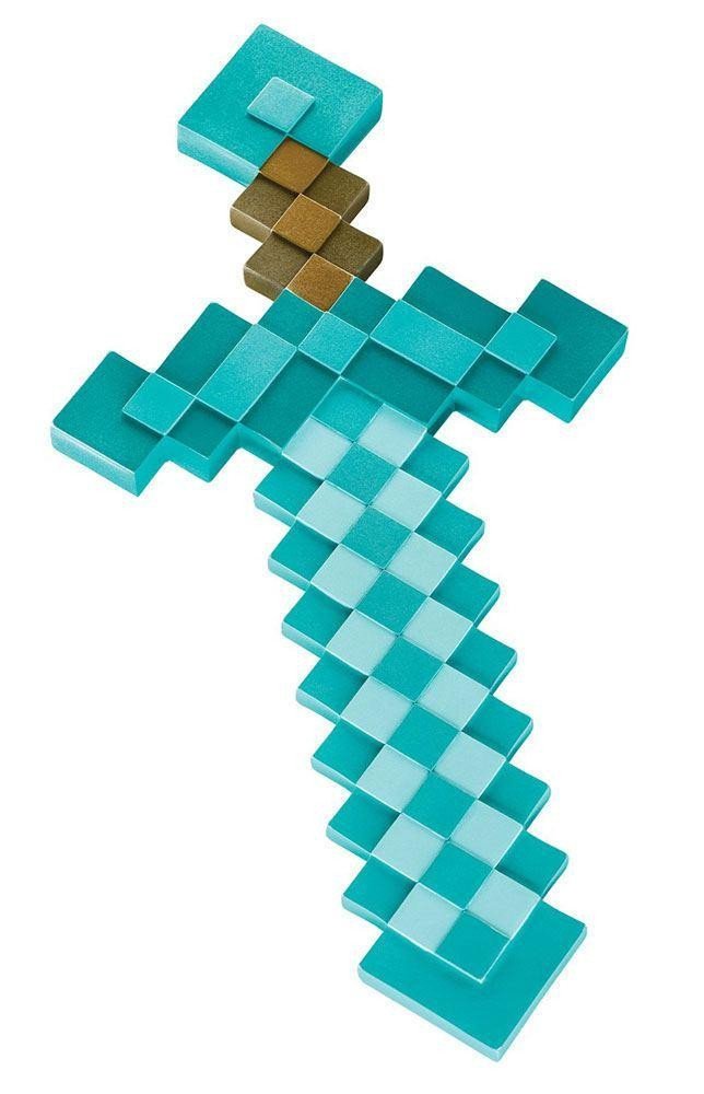 Levně Minecraft replika zbraně 51 cm - Diamantový meč - EPEE Merch - Disguise