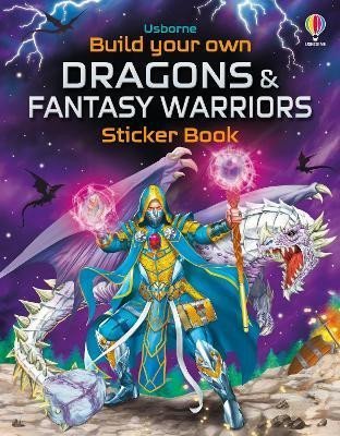 Levně Build Your Own Dragons and Fantasy Warriors Sticker Book - Simon Tudhope