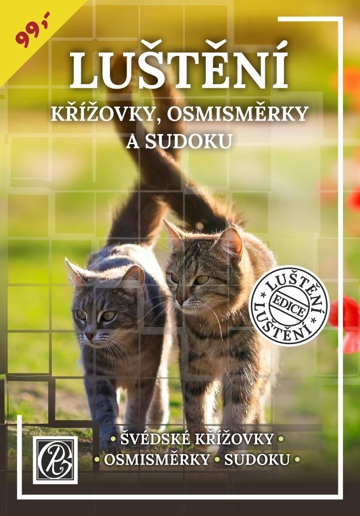 Levně Luštění, křížovky, osmisměrky, sudoku