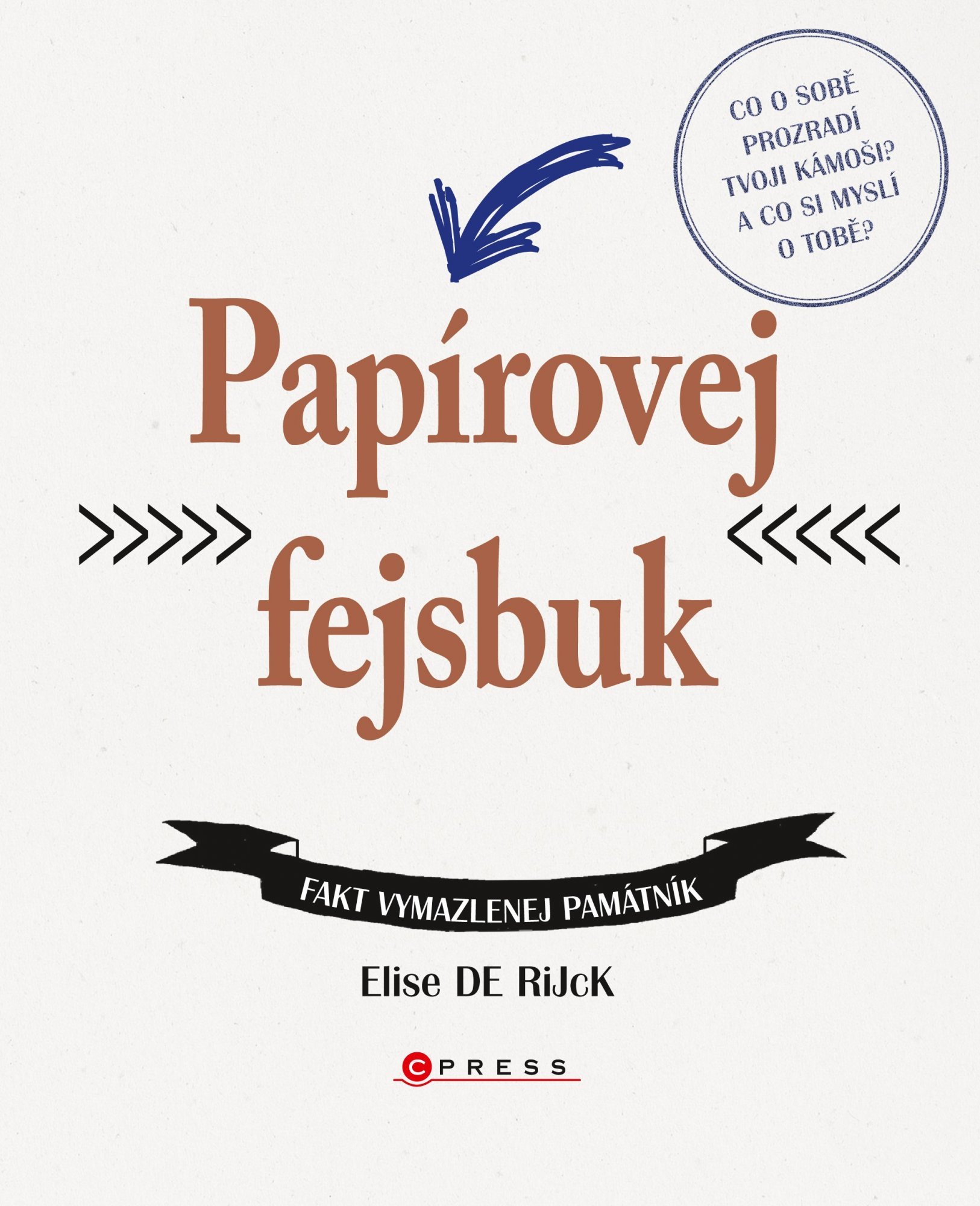 Levně Papírovej fejsbuk - Elise De Rijck