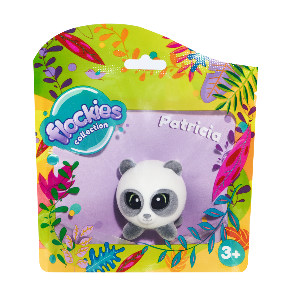 Levně Flockies Panda Patricia - sběratelská figurka 5 cm - TM Toys