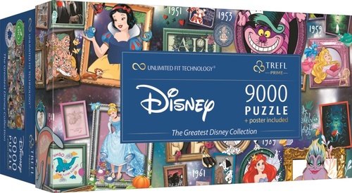 Levně Puzzle UFT Disney V průběhu let 9000 dílků