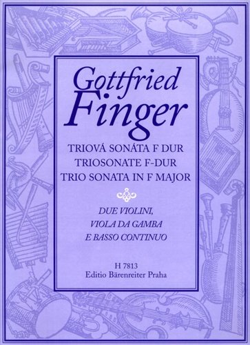 Levně Triová sonáta F dur - Gottfried Finger