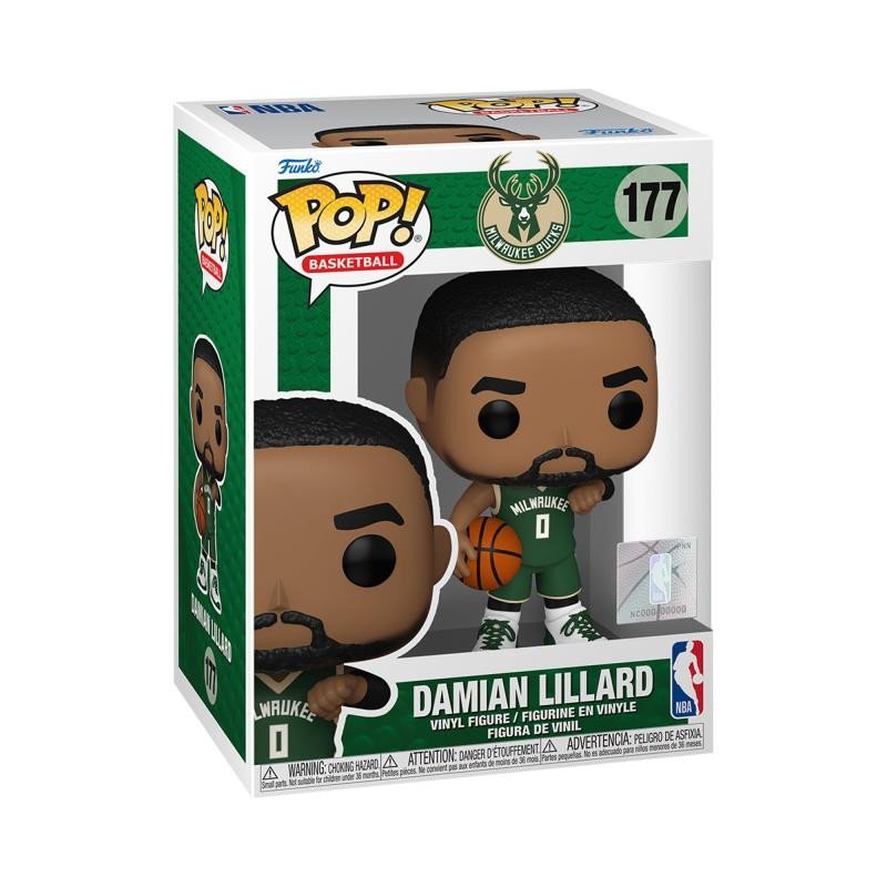 Levně Funko POP NBA: Bucks - Damian Lillard