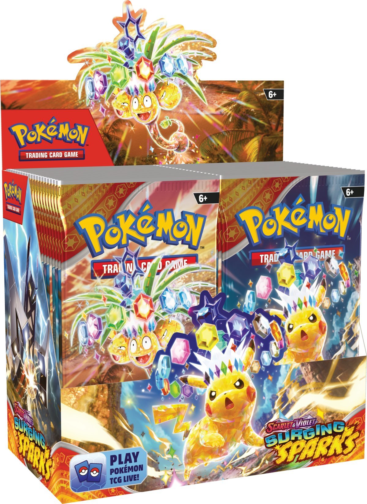 Levně Pokémon TCG: Scarlet &amp; Violet 08 Surging Sparks - Booster