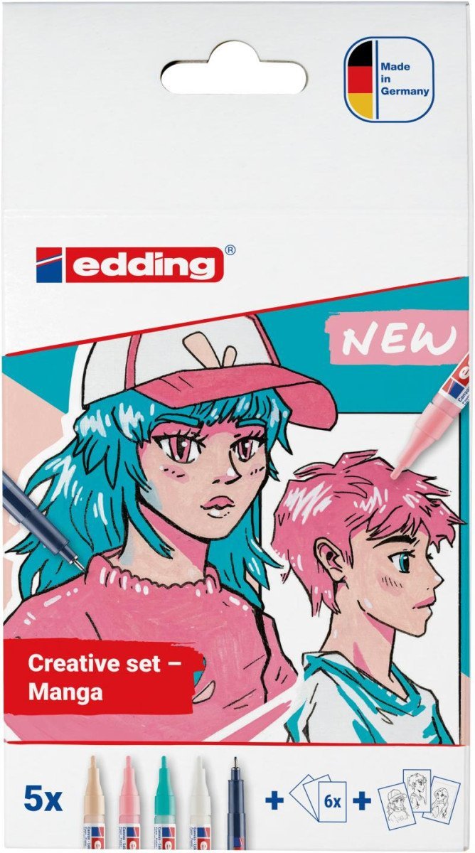 Levně Edding Akrylový popisovač e-5300/1800 Manga 5 ks
