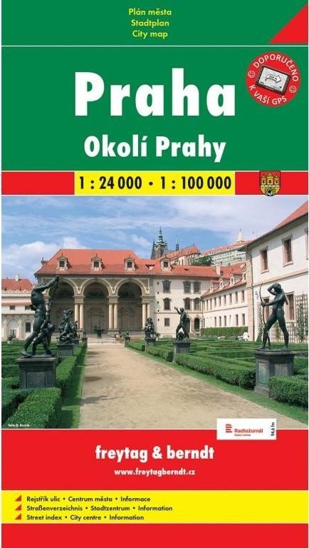 Levně Praha plán 1:24 000 (velký rozsah)