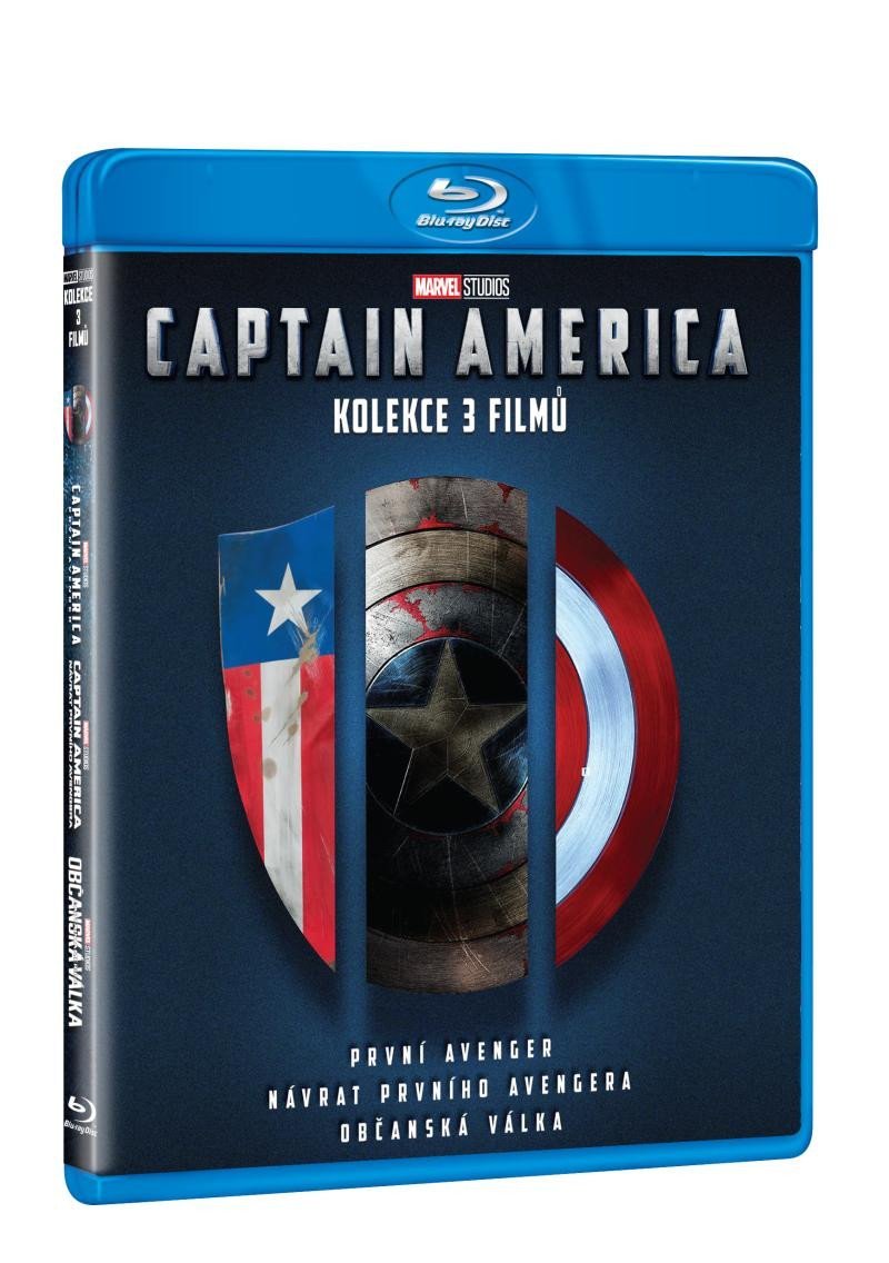 Levně Captain America - kolekce 1.-3. (3 Blu-ray)