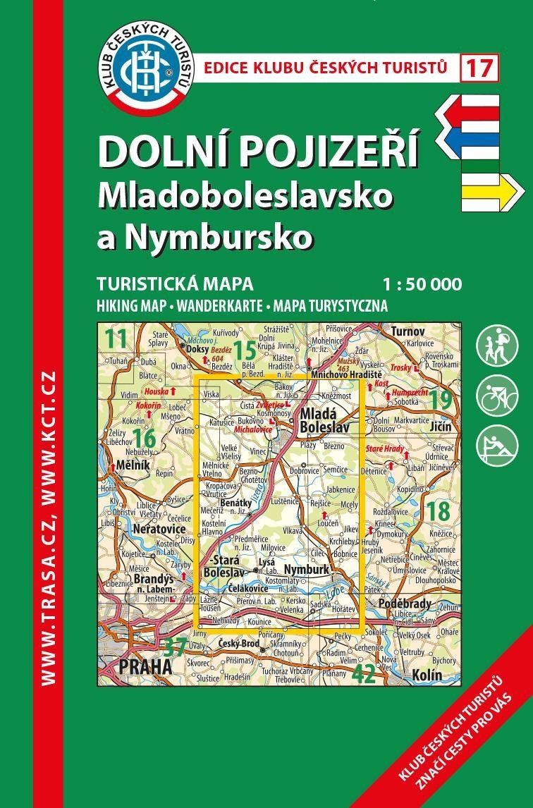 Levně KČT 17 Dolní Pojizeří, Mladoboleslavsko / turistická mapa - autorů kolektiv