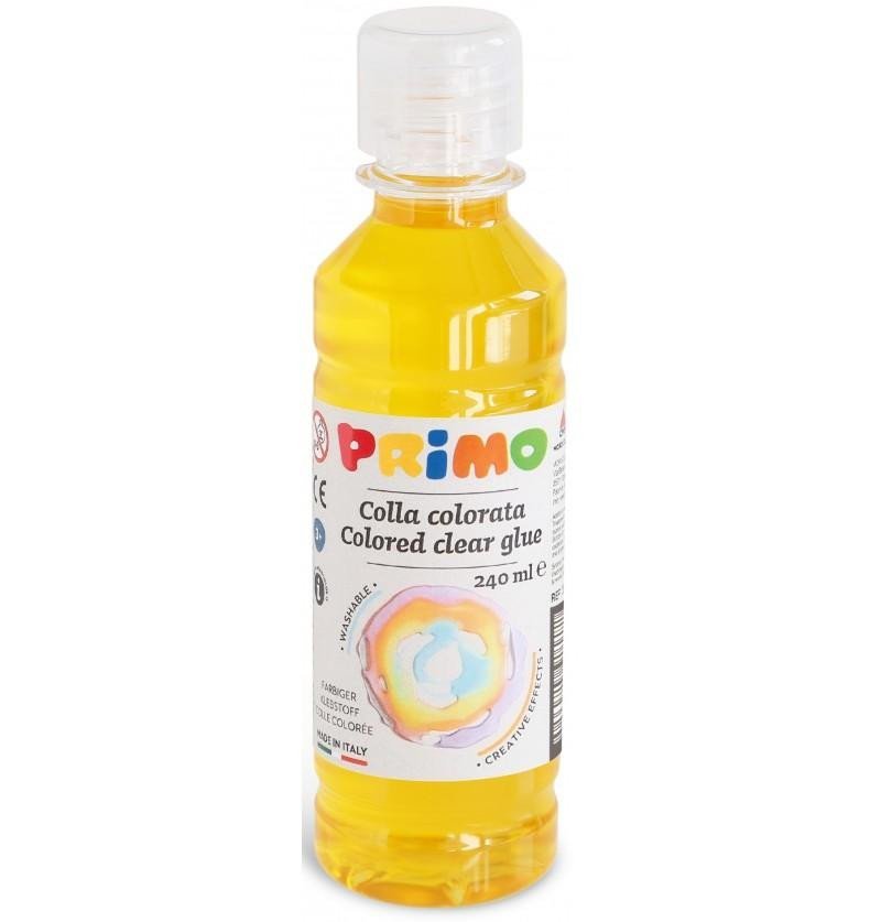 Levně PRIMO barevné lepidlo 240 ml - žluté