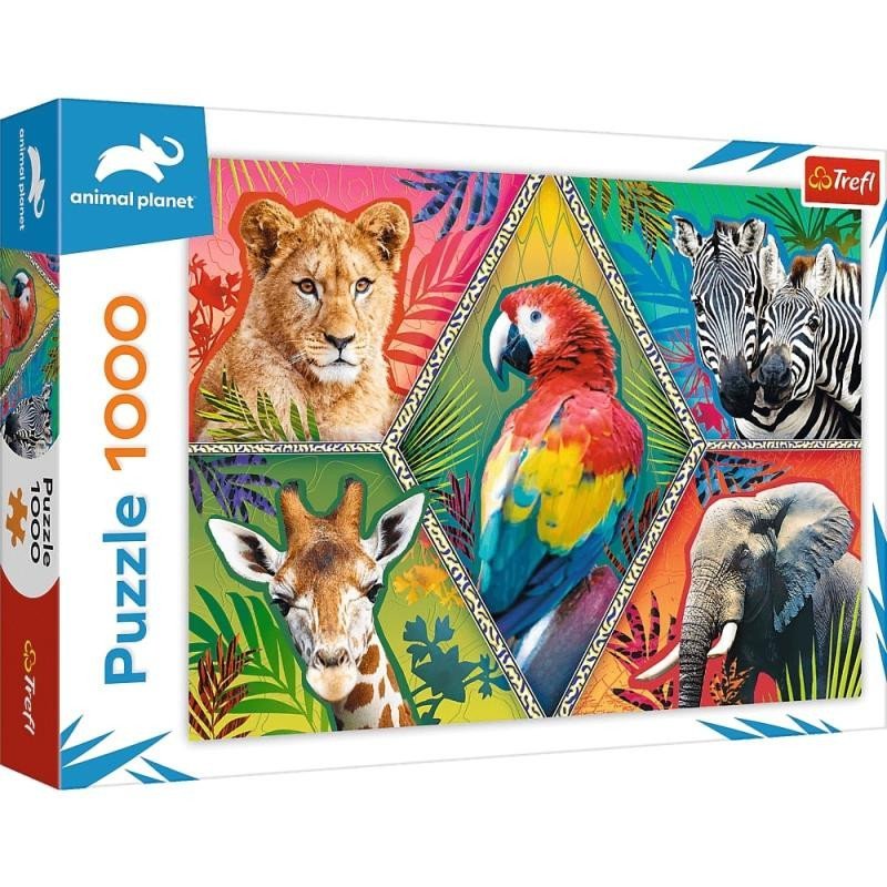 Trefl Puzzle Animal Planet: Exotická zvířata/1000 dílků