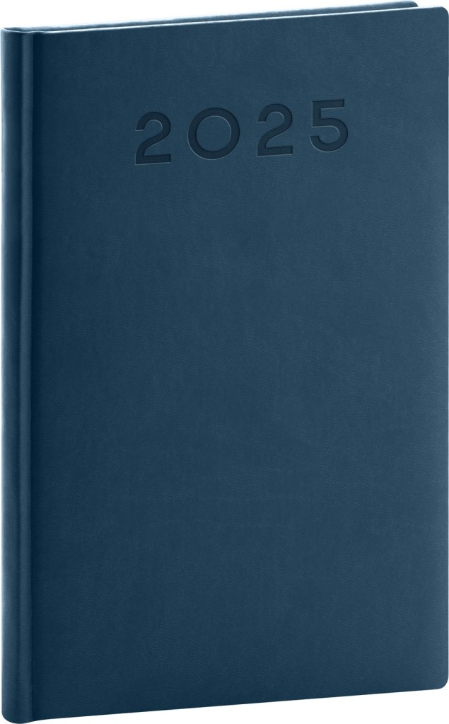 Levně Diář 2025: Aprint Neo - modrý, týdenní, 15 × 21 cm
